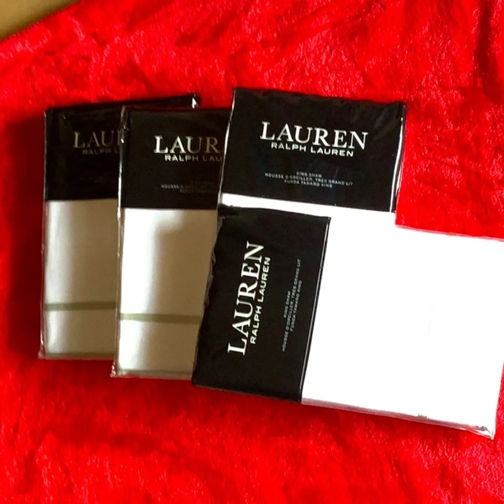 Ralph Lauren Spencer Border Sateen EuroSham.
